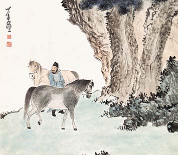 书画图文-拍卖行上的热门收藏--名家动物画作