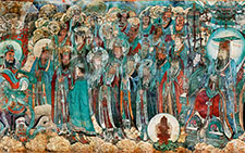 书画高清-永乐宫总壁画 佚名 唐代